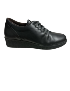 ZAPATO DE PIEL NEGRO 9856 2