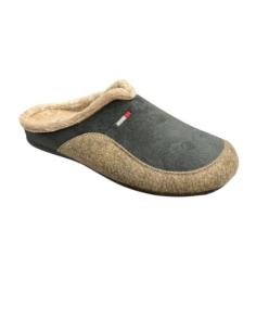 ZAPATILLA DE CASA GRIS 17025