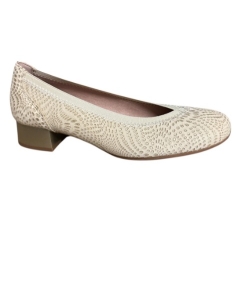 ZAPATO TACON ORO 17135