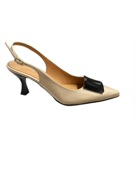 ZAPATO TACON BEIG 17171