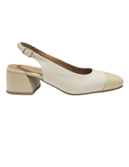 ZAPATO TACON BEIG 17172