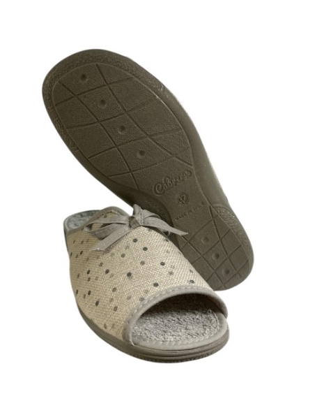 ZAPATILLAS DE CASA GRIS 17210