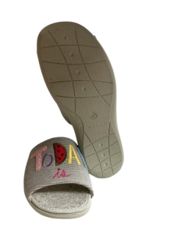 ZAPATILLAS DE CASA GRIS 17214