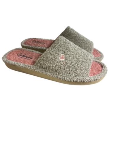 ZAPATILLAS DE CASA GRIS 17215