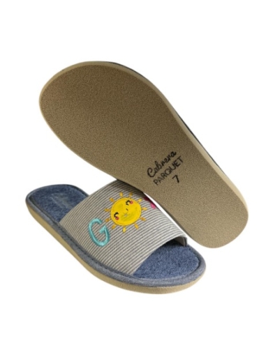 ZAPATILLAS DE CASA AZUL 17216