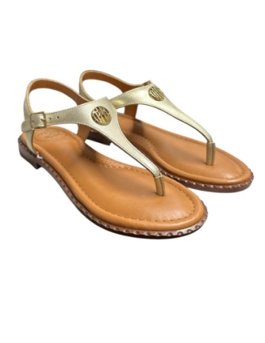 SANDALIAS PLANAS PLATINO 17322