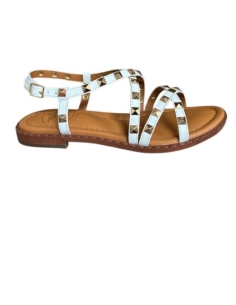 SANDALIAS PLANAS BLANCO 17522