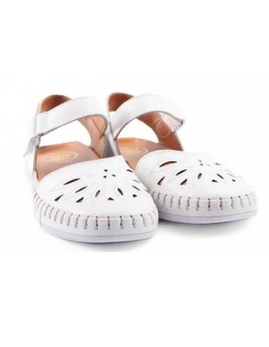 SANDALIAS  PLANAS BLANCO 17516