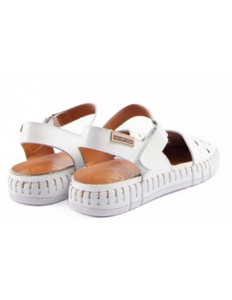 SANDALIAS  PLANAS BLANCO 17516