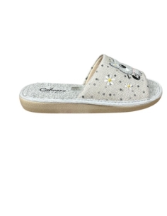 ZAPATILLAS DE CASA GRIS 17544
