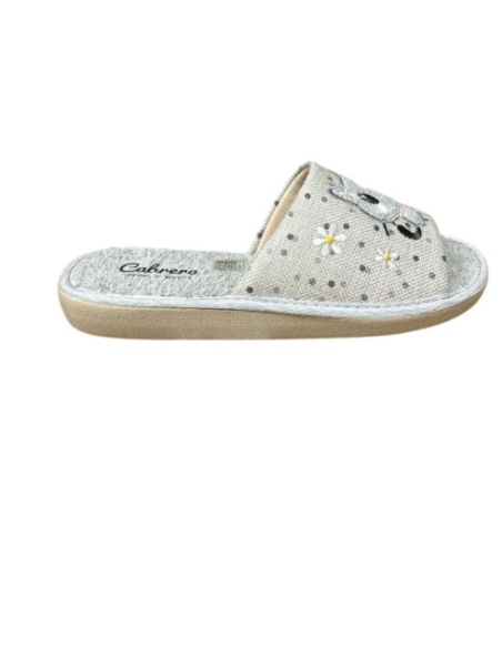 ZAPATILLAS DE CASA GRIS 17544