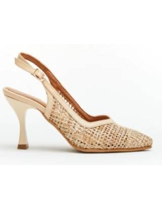 ZAPATO TACON NATURAL 17524