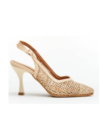 ZAPATO TACON NATURAL 17524