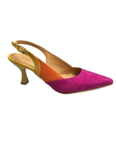 ZAPATO TACON ROSA 17525