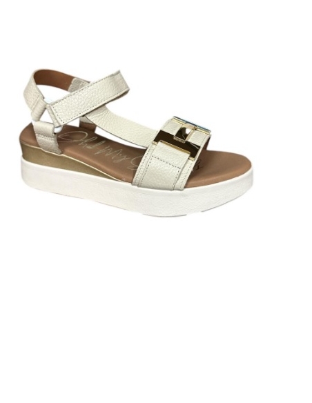 SANDALIAS CON CUÑA HIELO 17546