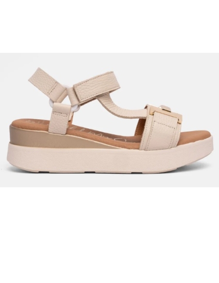 SANDALIAS CON CUÑA HIELO 17546