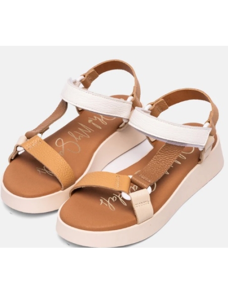 SANDALIAS CON CUÑA BLANCO 17548