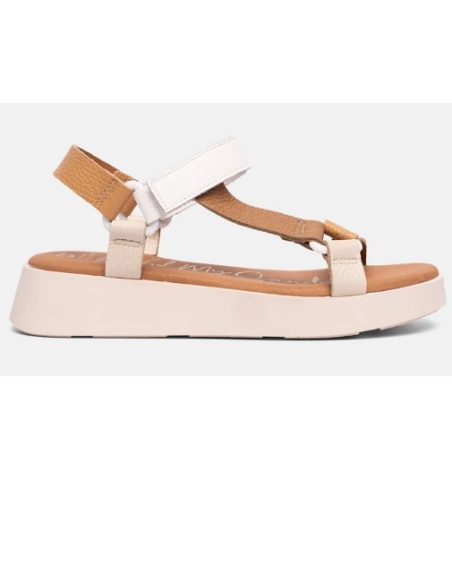 SANDALIAS CON CUÑA BLANCO 17548