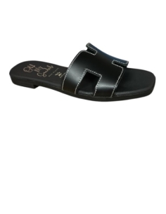 SANDALIAS PLANAS NEGRO 17561 2