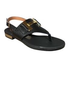 SANDALIAS PLANAS NEGRO 17568 2