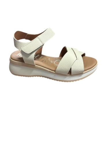 SANDALIAS CON CUÑA HIELO 17571