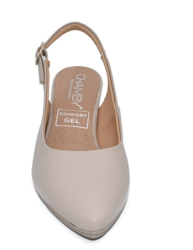 ZAPATO TACON BEIG 17681