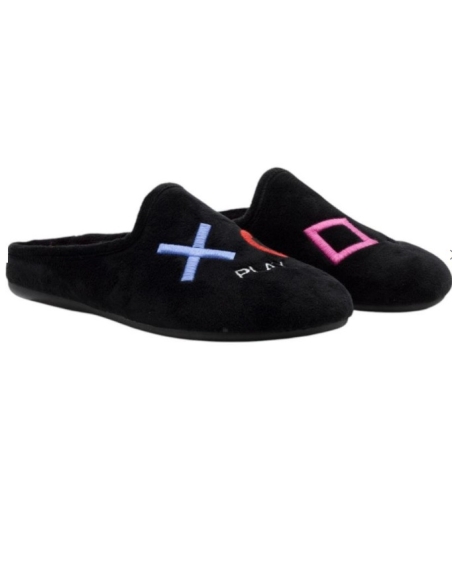 ZAPATILLAS CASA NEGRO 17976