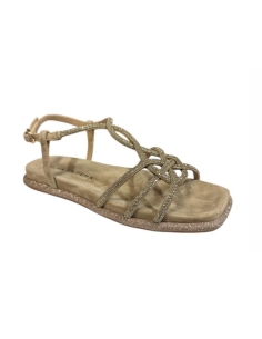 SANDALIAS PLANAS ORO 17248