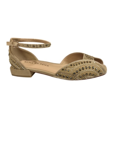 SANDALIAS PLANAS BEIG 17247