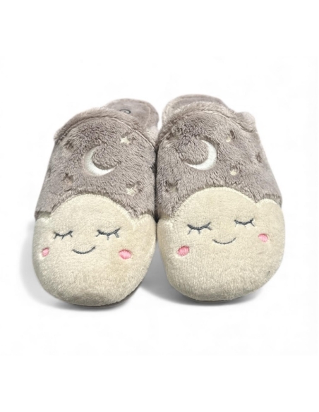 ZAPATILAL DE CASA ABIERTA LUNA Y NUBE VARIOS 12853