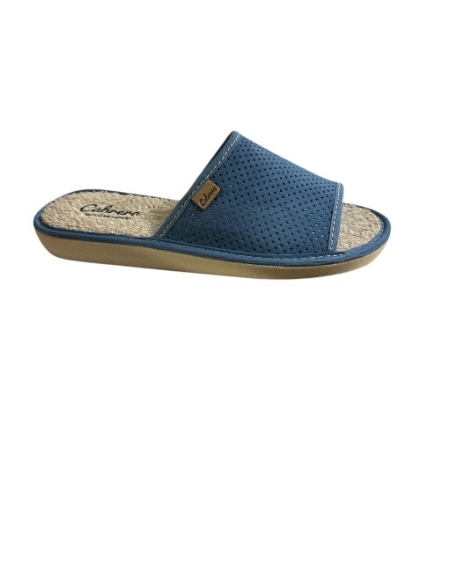 ZAPATILLAS DE CASA AZUL 18195