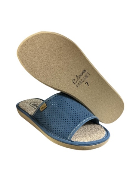 ZAPATILLAS DE CASA AZUL 18195