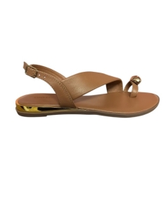 SANDALIAS PLANAS CUERO 18303