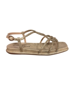 SANDALIA PLANA ORO 18346