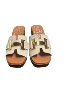 SANDALIAS CON TACON BEIG 18471 2