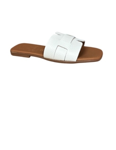 SANDALIA PLANA BLANCO 16448