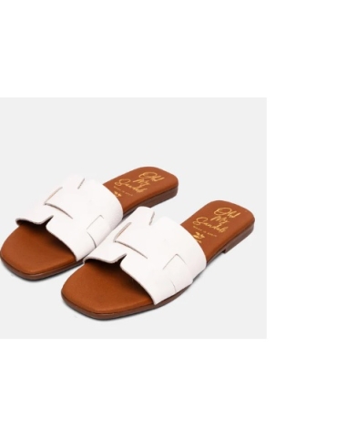 SANDALIA PLANA BLANCO 16448