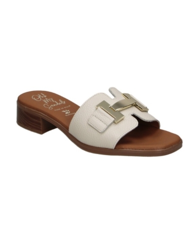 SANDALIA CON TACON HIELO 18458