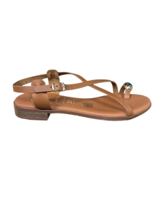 SANDALIAS PLANAS CUERO 18462 2