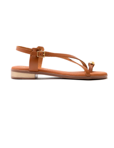 SANDALIAS PLANAS CUERO 18462