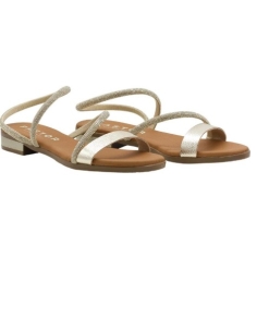 SANDALIA PLANA PLATINO 17560 2