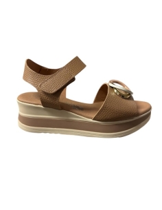 SANDALIAS CON CU'A TAUPE 18466