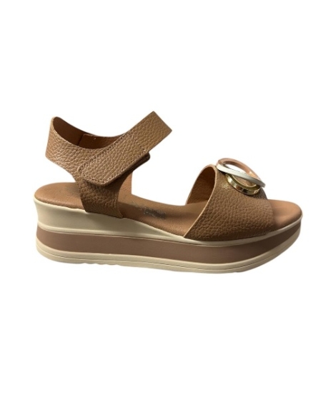 SANDALIAS CON CU'A TAUPE 18466