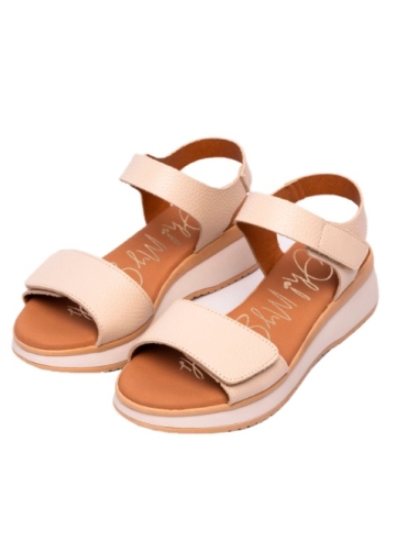 SANDALIAS CON CUÑA HIELO 16462