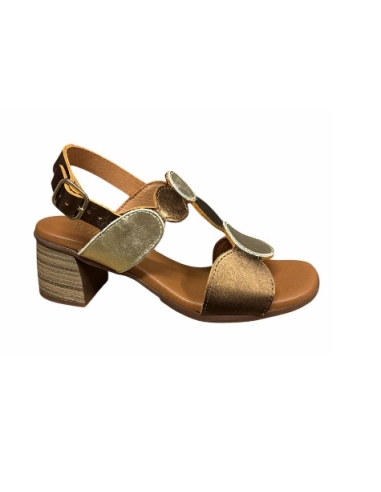 SANDALIAS CON CU'A BRONCE 18541