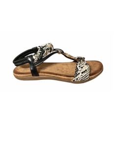 SANDALIAS PLANAS BEIG 18524