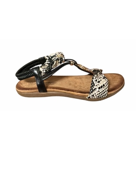 SANDALIAS PLANAS BEIG 18524
