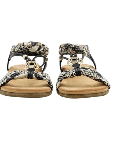 SANDALIAS PLANAS BEIG 18524