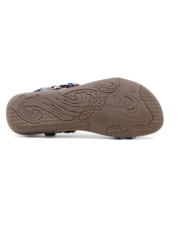 SANDALIAS PLANAS NEGRO 18528
