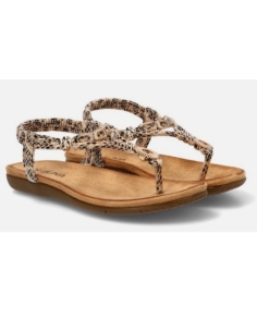 SANDALIA PLANA BEIG 17669 2